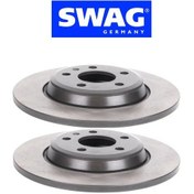 Resim AUDİ A6 ARKA FREN DİSKİ TAKIM SWAG 8K0615601B 