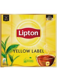 Resim Lipton Yellow Label Bardak Poşet Çay 100'lü Paket X 4 Adet 