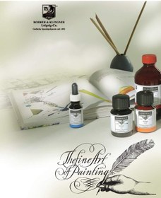 Resim Rohrer&klingner Kaligrafi Mürekkebi Zeichentusche 29-airbrush-fırça-divit-sulu Boya 1000ml-770-black Siyah 