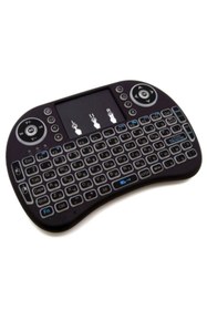 Resim Piranha 2385 Kablosuz Smart Tv Mini Klavye Mouse Işıklı Şarjlı 
