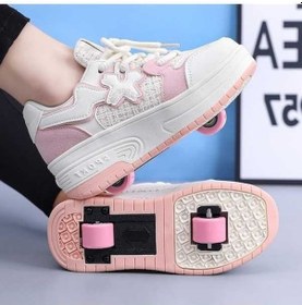 Resim Maoyaya Çocuk Patenli Spor Ayakkabı Um4463, Pembe Yurt Dışından Satış Pembe 
