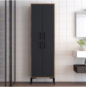 Resim Variant Mobilya Berlin A Çok Amaçlı Dolap - Ceviz / Antrasit 