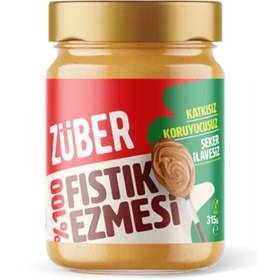 Resim ZÜBER %100 Fıstık Ezmesi 315g 