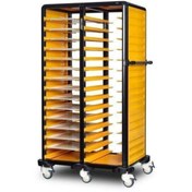 Resim Gastrolley İkili Servis Tepsi Arabası 150 (2 Yanı Kapalı) 101 x 71 x 174 (cm) 