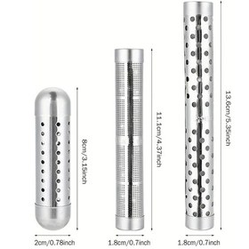 Resim Willowhaven 3 Adet Taşınabilir Paslanmaz Çelik Su Arıtma Pipeti Mineral Filtre 