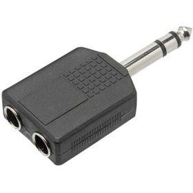 Resim OEM Çevirici Jack 1x6.3mm Erkek Stereo To 2x6.3mm Dişi 