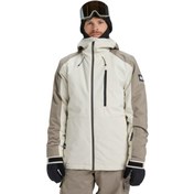 Resim Quiksilver Mission Block Jk Erkek Beyaz Snowboard Ceketi 