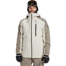 Resim Quiksilver Mission Block Jk Erkek Beyaz Snowboard Ceketi 