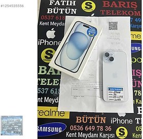 Resim Apple iPhone 15 İkinci El TR | 256 GB | Mavi 