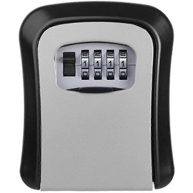 Resim Duvara Monte Anahtar Kilit Kutusu 4 Haneli Şifre Kodu Güvenlik Kilidi Ofis Anahtar Kasası Gizli Saklama Kutusu Ft 