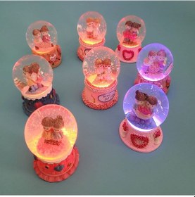 Resim Işıklı Mini Kar Küreleri 01 