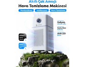 Resim Ensiga Hava Temizleyici Nemlendirici Sterilizasyon 3’ü 1 Arada Hepa Filtreli Akıllı Hava Arıtma 