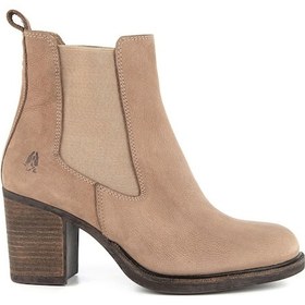 Resim Hush Puppies Engari Bounce Hakiki Deri Kadın Bot Bej 