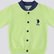Resim U.s. Polo Assn Magnificent Bebek Hırka Lime 