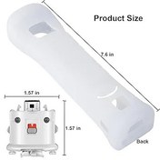 Resim Machine-Ya Wii Motion Plus Adaptör Sensörü Hızlandırıcı Nintendo Uzaktan Kumanda Wii U Motion Plus (Beyaz (1 ADET)) 