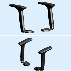 Resim Özenmak 3ÖZENMAK 3D T Kolçak Ofis Koltuğu Yedek Parça Aksamları Dayanıklı ve Ergonomik SiyahD T Kolçak Gamer Koltuğu Büro Ofis Koltuğu Yedek Parça Aksamları 