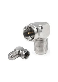 Resim Electroon F Konnektör L Fiş 90 Derece 10 Adet 