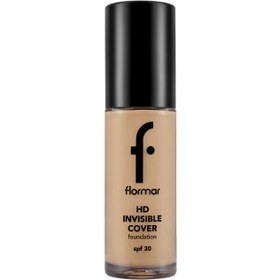 Resim Flormar Invisible Cover Foundation - Fondöten No: 90 Golden Natural 