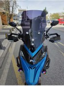Resim MOTOCAM RKN 530 ADV Siperlik Ön Cam 2021-2025 Model 55cm Siyah uyumlu Renkli 4mm 