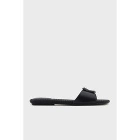 Resim Armani Exchange Logolu Tek Bantlı Terlik Bayan Terlik XDP055 XV921 00002 
