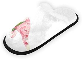 Resim Erkek Kadın Terliği Arı Mutlu Peluş Astar Rahat Sıcak Mercan Polar Ev Terliği İç Mekan Dış Mekan Spa için 