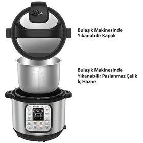 Resim Instant Pot Duo Mini 7'si 1 Arada 3 L Basınçlı Çok Amaçlı Pişirici 