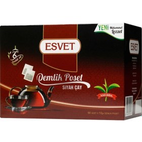 Resim Esvet Siyah Demlik Poşet Çay 50 x 10 G 