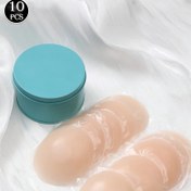Resim 10 adet Ultra-İnce Silikon Göğüs Kapağı, Çizilmeye Karşı, Görünmez Tasarım, Rahat Emzirme ve İç Çamaşırı İçin, Sadece Elde Yıkama, Düz Renk, Emzirme Temel Gereksinimleri, Şık Ambalaj, Pürüzsüz Dokulu 