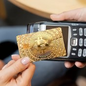 Resim 1 adet Altın Bitcoin Kredi Kartı Sticker, Kredi Kartı Cilt Koruyucu Dekoratif Sticker, EBT, Taşıma, Anahtarlar, Kredi Kartları, Debit Kartları, Banka Kartlarını Korur, vb. - Dört Mevsim için Evrensel 