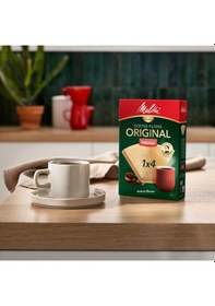 Resim Melitta 1x4 Original Intense Kahve Filtre Kağıdı - 80 Adet 