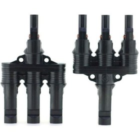 Resim 10 SET (10 ERKEK + 10 DİŞİ) Solar Kablosuz 3'lü Konnektör 