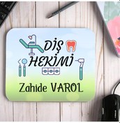 Resim Diş Hekimine Özel Isimli Mouse Pad 