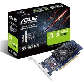 Resim ASUS GEFORCE GT1030-SL-2G-BRK 2GB GDDR5 64BIT 1XHDMI 1XDVI EKRAN KARTI 