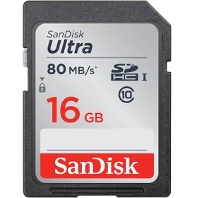 Resim Sandisk Ultra 16 Gb 533X Sd Hafıza Kartı ( 80Mb/S ) 