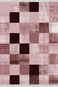 Resim Patchwork Westa Kaymaz Tabanlı Yıkanabilir Antibakteriyel Dijital Baskı Patchwork Halı Kilim, PW-8150A-WST-100X400 