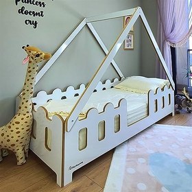 Resim Markaawm Montessori Karyola Çocuk ve Bebek Mdf Yatak Lizbon 100X200 