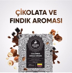 Resim Addis Ababa Coffee Kolombiya Single Origin Kahve 250 G French Press 