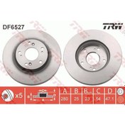 Resim Trw Df6527 Fren Diski Ön Civic Ix 12- Havalı 280mm 