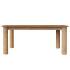 Resim Torre Rectangular S Dining Table Natural Oak 