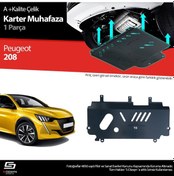 Resim S-dizayn Peugeot 208 Çelik Karter Muhafaza Koruma 2019 Üzeri A+ Kalite 