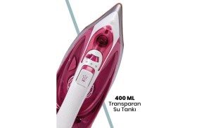 Resim 2600W Seramik Ağır Tabanlı 180G Buharlı Ütü, Kolay Kırışık Giderici 