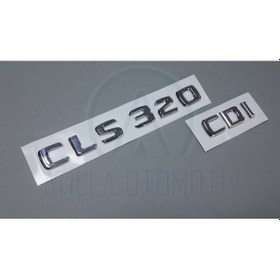 Resim MERCEDES BENZ CLS SERİSİ 320 CDİ C218 C219 BAGAJ YAZI SETİ KROM 