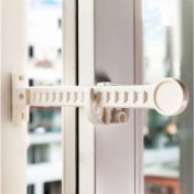 Resim Bebek Çocuk Evcil Hayvan Güvenlik Ayarlanabilir Koruyucu Pencere Havalandırma Kilidi (4887) 