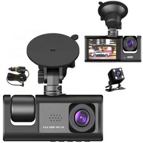 Resim 3 Kameralı Full Hd Araç Kamerası - 170 Derece Geniş Açı, Döngüsel Kayıt, Arka Görüş 