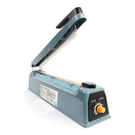 Resim Pfs PFS-300I Metal Gövde Poşet Ağzı Kapama Yapıştırma Kapatma Makinesi, Siyah 