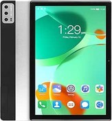 Resim PUSOKEI 10,1 inç tablet 6 GB 128 GB, 2'si 1 arada alüminyum alaşım, sekiz çekirdekli 12, 5G Wi-Fi, FHD ekran, öğrenciler ve yaşlılar için klavye ile hızlı şarj (AB fişi) 