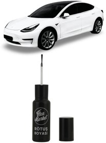 Resim izmir bit pazarı TESLA BEYAZ - Çizik Taş İzi Giderici PSW Beyaz Uyumlu Kendin Yap Fırçalı Rötüş Boyası 20ml. 