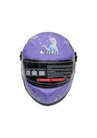 Resim Krm Krm-2670 Çocuk Kaskı Çeneli Lila 