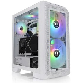 Resim Thermaltake Vıew 300mx Tg Ca-1p6-00m6wn-00 Gamıng Mıd-tower Pc Kasası Beyaz 