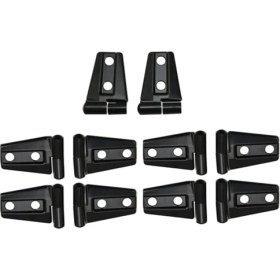Resim Quee-Niei 2007-2017 Jeep Wrangler Jk Jku Araç Aksesuarları Için 10X Hood &amp; Door Menteşe Kapağı (Yurt Dışından) 